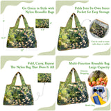 Wrapables Large Foldable Oil Painting Nylon Reusable Grocery Bag