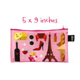 LOQI Zip Pockets (Set of 4), France, Paris, SF, NY
