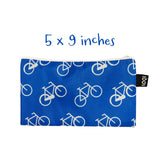 LOQI Zip Pockets (Set of 4), Bicycles, Dogs, SF, Flowers