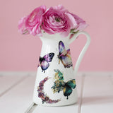 Wrapables Floral Butterfly Moon PET Stickers for Scrapbooking, Junk Journals, Water Bottles, Phones, Laptops (60pcs)
