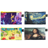 LOQI Zip Pockets (Set of 4), Hummingbirds, SF, Artworks
