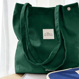 Wrapables Corduroy Tote Bag, Casual Everyday Shoulder Handbag