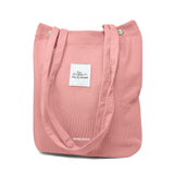Wrapables Corduroy Tote Bag, Casual Everyday Shoulder Handbag