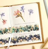 Wrapables Classic Floral PET Washi Tape for Scrapbooking, Stationery, Journaling, Diary, Card Making (Set of 2)