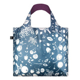 LOQI Seed Reusable Shopping Bags (Set of 3), Ash, Coral, Birds