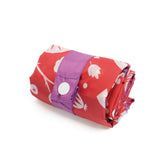 LOQI Seed Reusable Shopping Bags (Set of 3), Ash, Coral, Birds