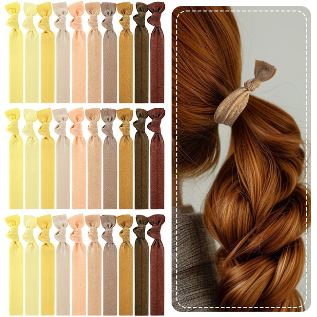 Wrapables No Crease Ouchless Elastic Ribbon Hair Ties Ponytail Holders