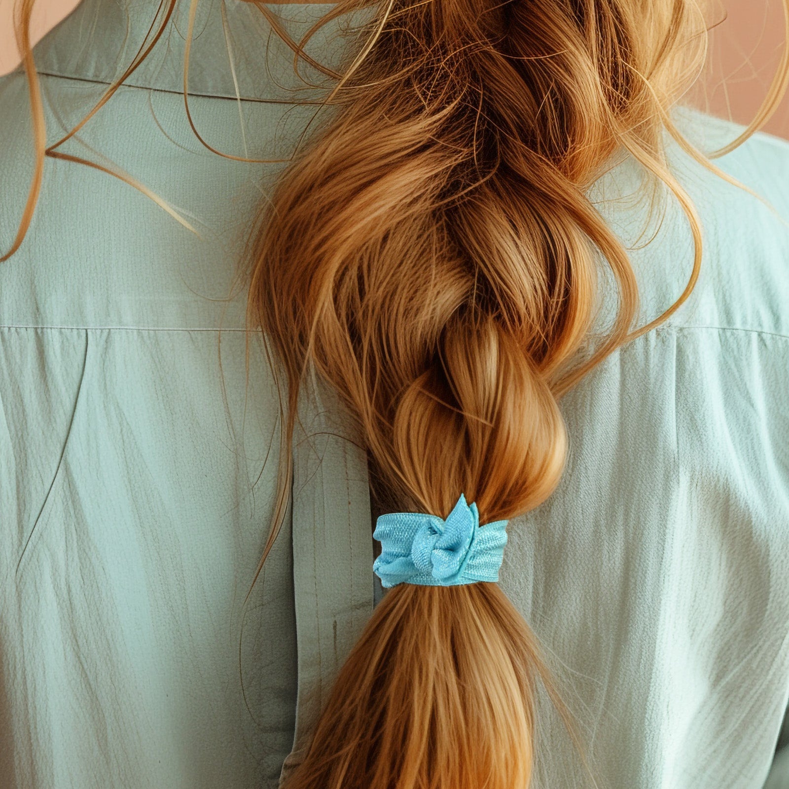 Wrapables No Crease Ouchless Elastic Ribbon Hair Ties Ponytail Holders