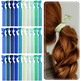 Wrapables No Crease Ouchless Elastic Ribbon Hair Ties Ponytail Holders