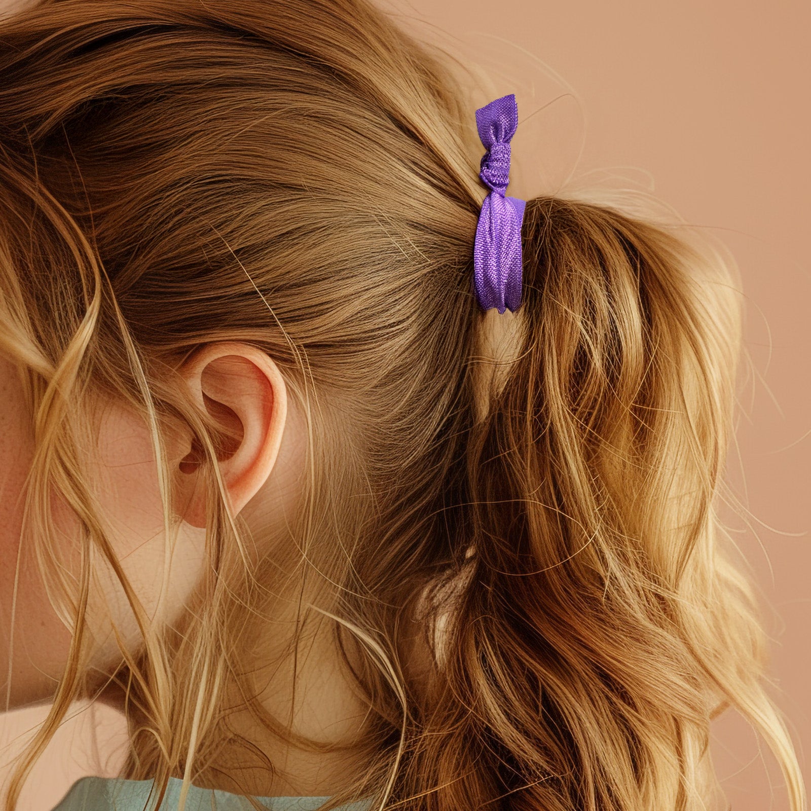 Wrapables No Crease Ouchless Elastic Ribbon Hair Ties Ponytail Holders