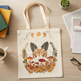 Wrapables Zippered Canvas Tote Bag, Reusable Grocery Shopping Bag