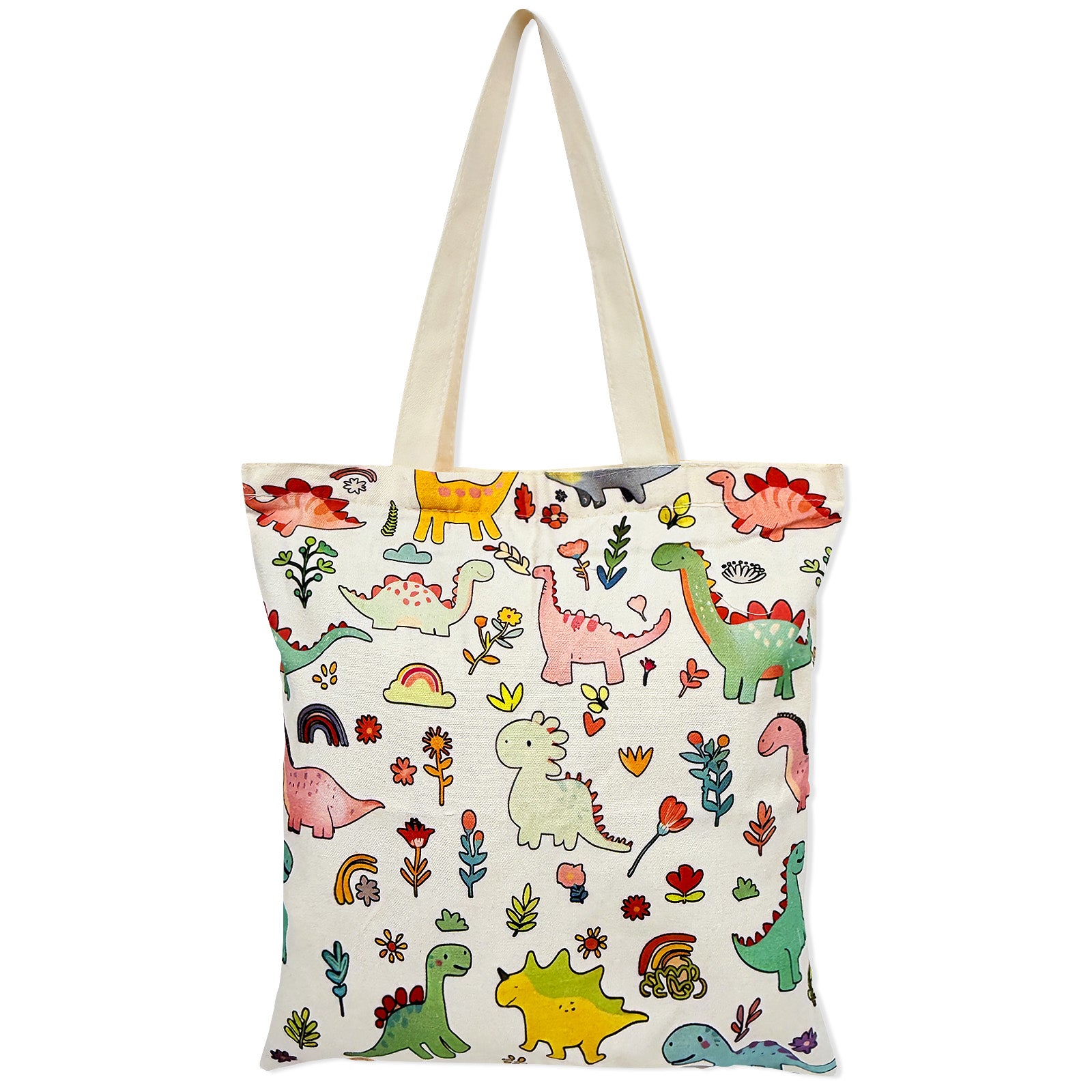 Wrapables Zippered Canvas Tote Bag, Reusable Grocery Shopping Bag