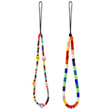 Wrapables Charms and Beads Cell Phone Wrist Strap, Keychain, Bag Charm (Set of 2)