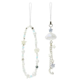 Wrapables Cute Aesthetic Y2K Cell Phone Charms, Accessories for Keychain Handbag Pendant (Set of 2)