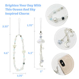 Wrapables Cute Aesthetic Y2K Cell Phone Charms, Accessories for Keychain Handbag Pendant (Set of 2)