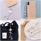 Wrapables Cute Aesthetic Y2K Cell Phone Charms, Accessories for Keychain Handbag Pendant (Set of 2)