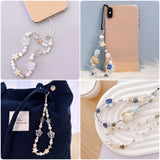 Wrapables Charms and Beads Cell Phone Wrist Strap, Keychain, Bag Charm (Set of 2)