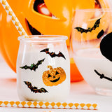 Wrapables Holographic Halloween Sticker Roll, for Sealing Envelopes, Gift Boxes, Journal, Party Decor and Supplies (500pcs)
