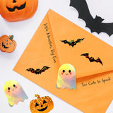 Wrapables Holographic Halloween Sticker Roll, for Sealing Envelopes, Gift Boxes, Journal, Party Decor and Supplies (500pcs)