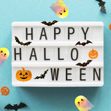 Wrapables Holographic Halloween Sticker Roll, for Sealing Envelopes, Gift Boxes, Journal, Party Decor and Supplies (500pcs)