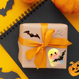 Wrapables Holographic Halloween Sticker Roll, for Sealing Envelopes, Gift Boxes, Journal, Party Decor and Supplies (500pcs)