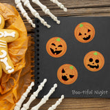 Wrapables Halloween Sticker Roll, Holiday Stickers for Sealing Cards, Envelopes, Gift Boxes, Festive Party Favors (500pcs)