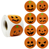 Wrapables Halloween Sticker Roll, Holiday Stickers for Sealing Cards, Envelopes, Gift Boxes, Festive Party Favors (500pcs)