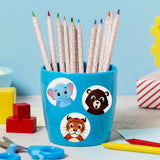 Wrapables Animal Sticker Roll, Stickers for Sealing Cards, Envelopes, Gift Boxes, Festive Party Favors (500pcs)