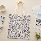 Wrapables Zippered Canvas Tote Bag, Reusable Grocery Shopping Bag