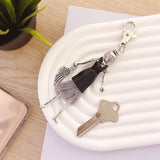 Wrapables Hanging Fashionista Doll Keychain, Crystal Rhinestone Keyring Bag Charm