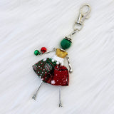 Wrapables Hanging Fashionista Doll Keychain, Crystal Rhinestone Keyring Bag Charm