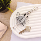 Wrapables Hanging Fashionista Doll Keychain, Crystal Rhinestone Keyring Bag Charm