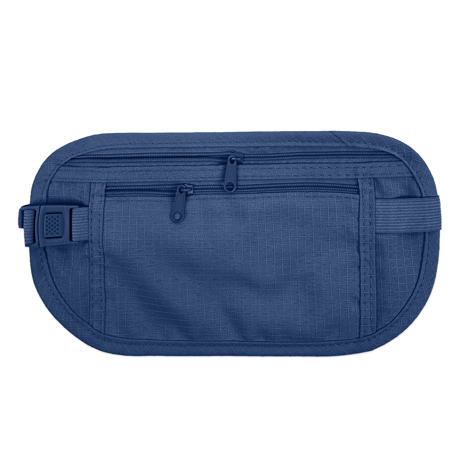 Wrapables Slim Fanny Pack, Hidden Money Belt, Secure Travel Pouch Protects Cash, Cards, Passport, Travel Documents, and Smartphone