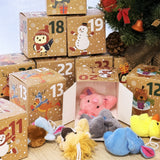 Wrapables Christmas Advent Calendar Countdown Gift Boxes, Winter Buddies