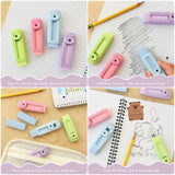 Wrapables Large Capacity Pencil Case, Expandable Pencil Pouch with School Supplies Set