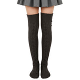 Wrapables Cable Knit Over the Knee Thigh High Winter Boot Socks