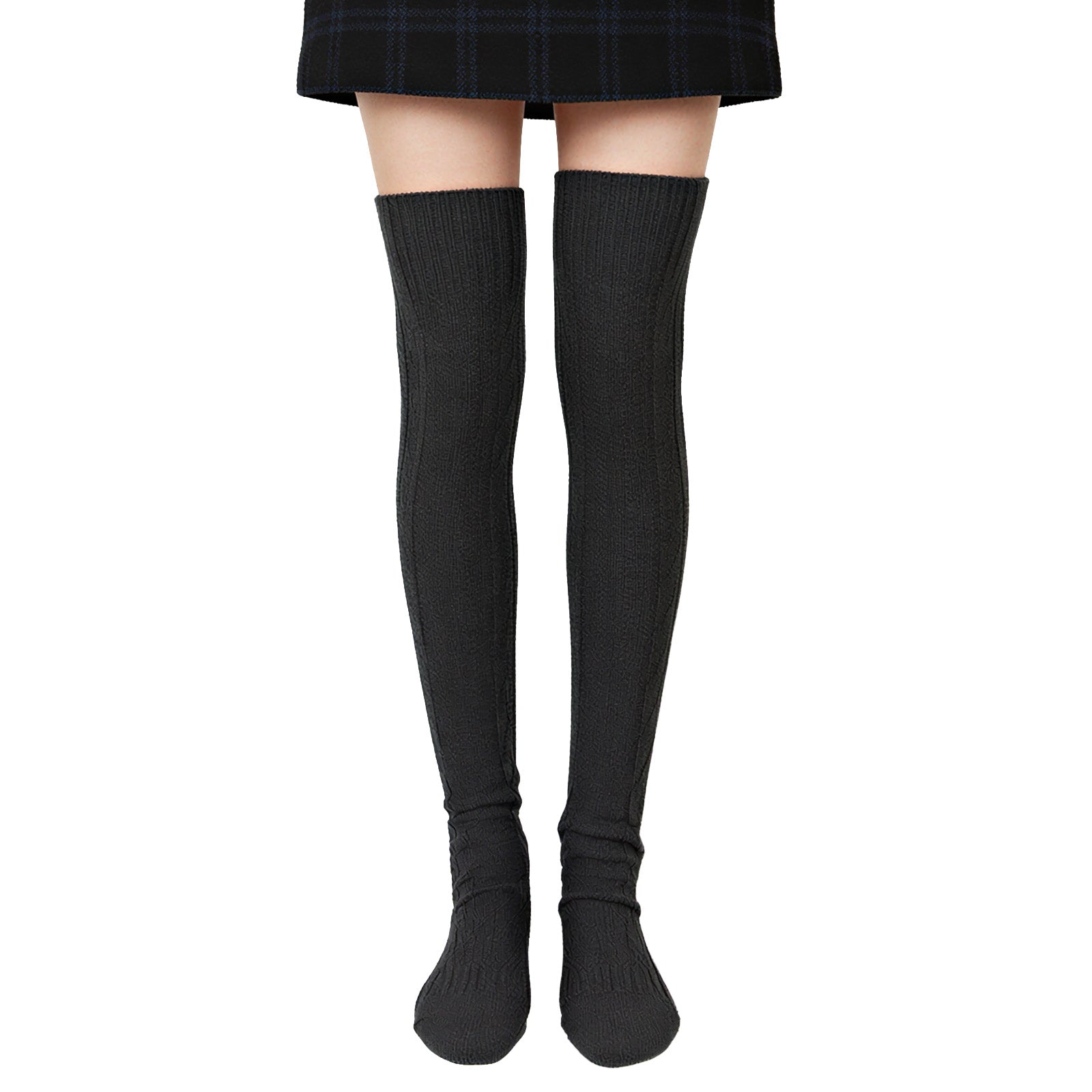 Wrapables Winter Warm Over the Knee Thigh High Long Boot Socks