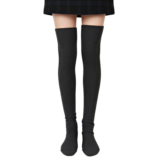 Wrapables Winter Warm Over the Knee Thigh High Long Boot Socks