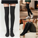 Wrapables Winter Warm Over the Knee Thigh High Long Boot Socks
