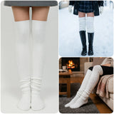 Wrapables Winter Warm Over the Knee Thigh High Long Boot Socks