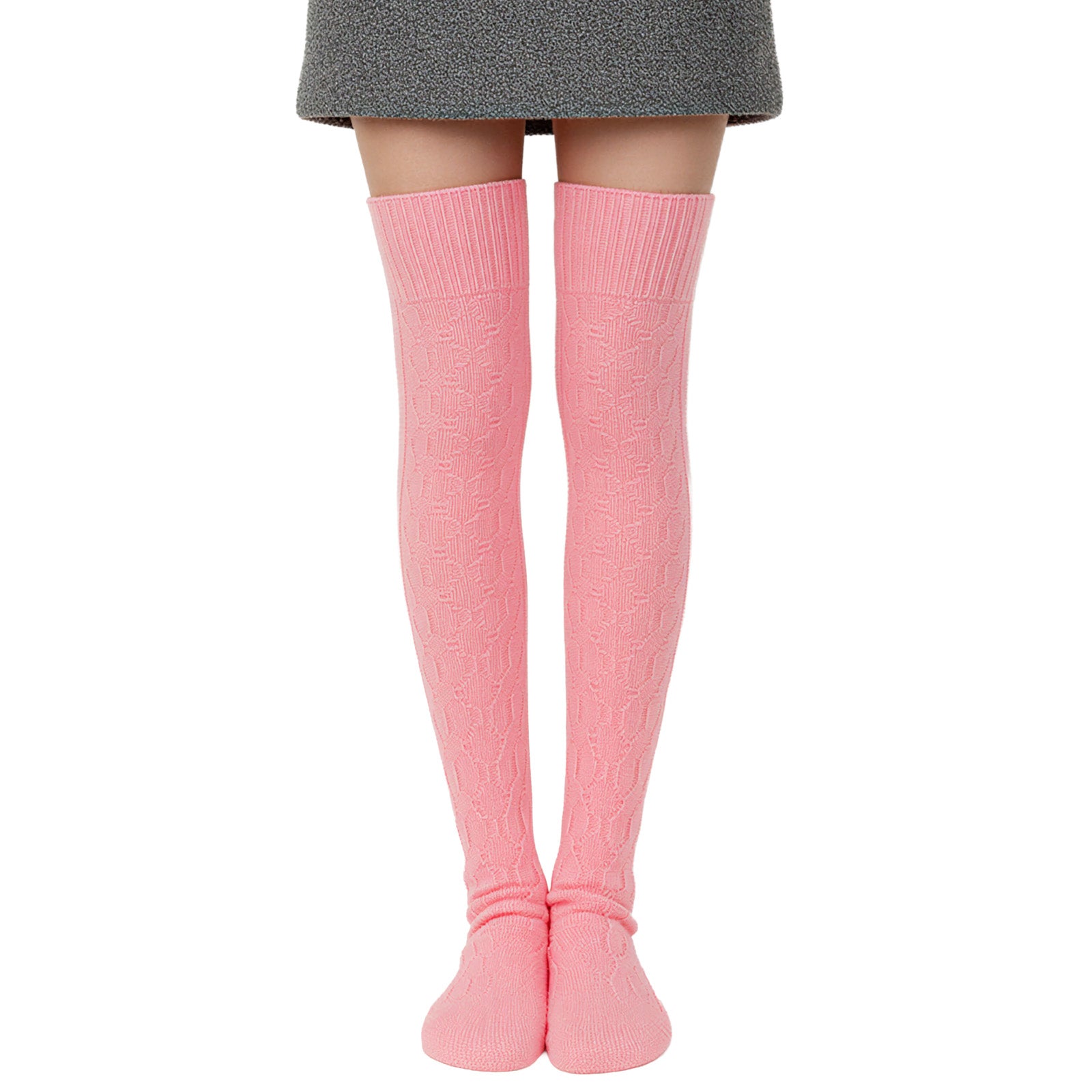 Wrapables Winter Warm Over the Knee Thigh High Long Boot Socks