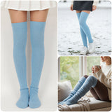 Wrapables Winter Warm Over the Knee Thigh High Long Boot Socks