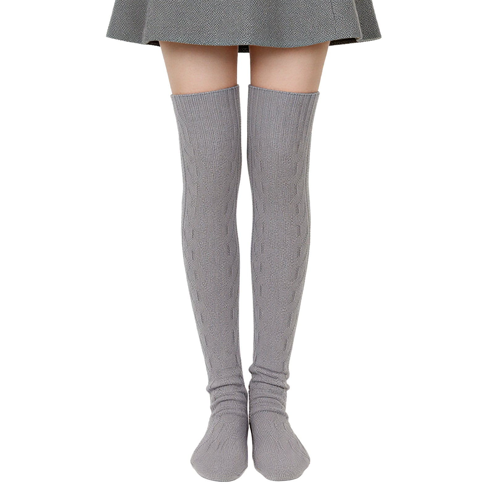 Wrapables Winter Warm Over the Knee Thigh High Long Boot Socks