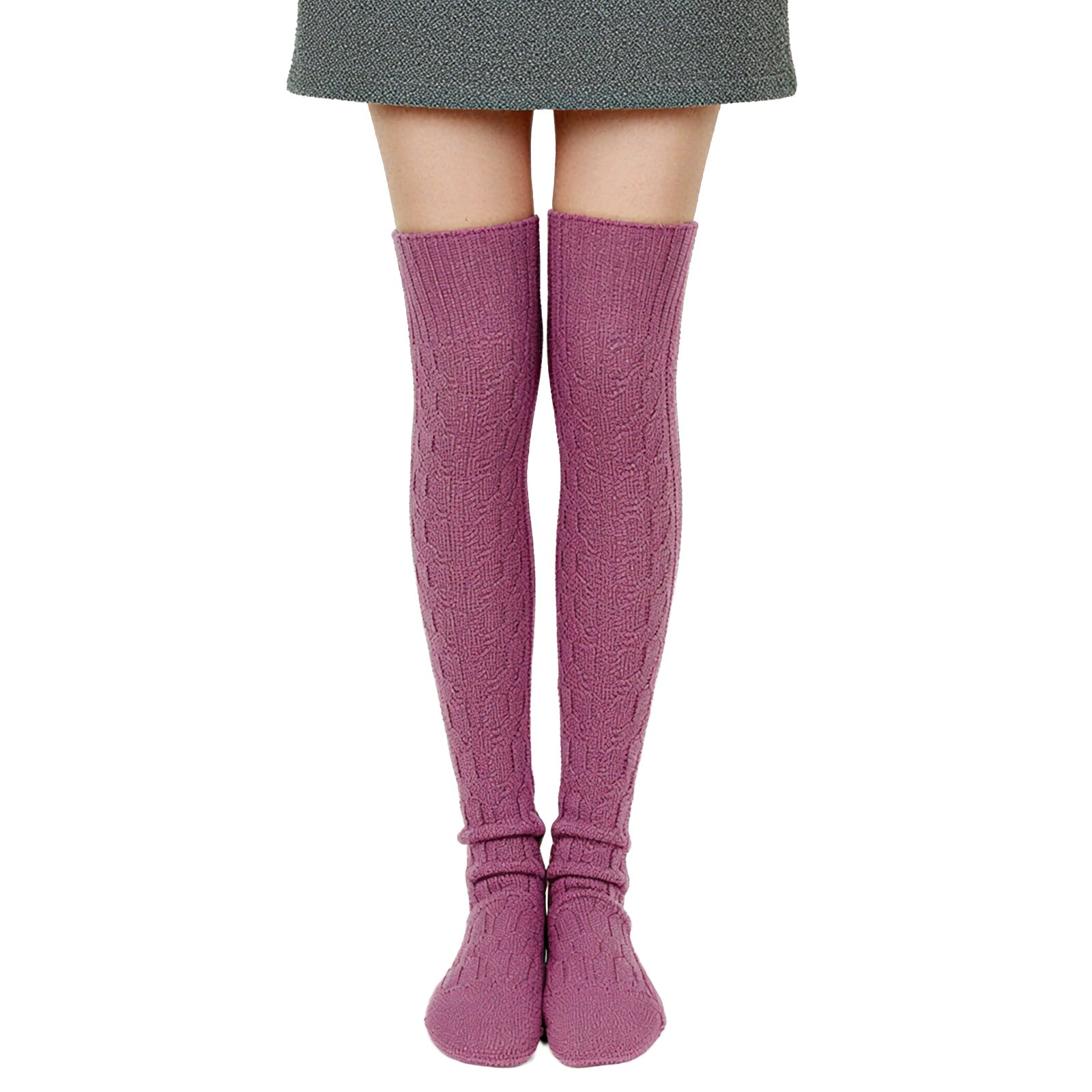 Wrapables Winter Warm Over the Knee Thigh High Long Boot Socks