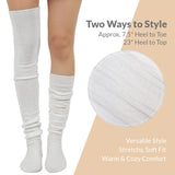 Wrapables Winter Knit Over the Knee Thigh High Boot Socks