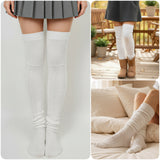 Wrapables Winter Knit Over the Knee Thigh High Boot Socks