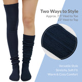 Wrapables Winter Knit Over the Knee Thigh High Boot Socks