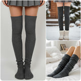 Wrapables Winter Knit Over the Knee Thigh High Boot Socks