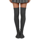 Wrapables Winter Knit Over the Knee Thigh High Boot Socks