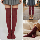 Wrapables Winter Knit Over the Knee Thigh High Boot Socks